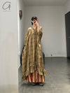 Mutedance 24 Autumn and Winter Long Sleeve Round Neck Lace Dress MD-MD24FW90-celadon MD24FW89 MD24FW90
